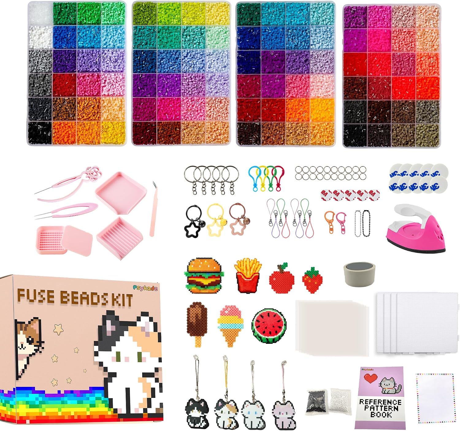 Fuse Beads Kit-Easy DIY-96 Col - Art Craft Kit review and price