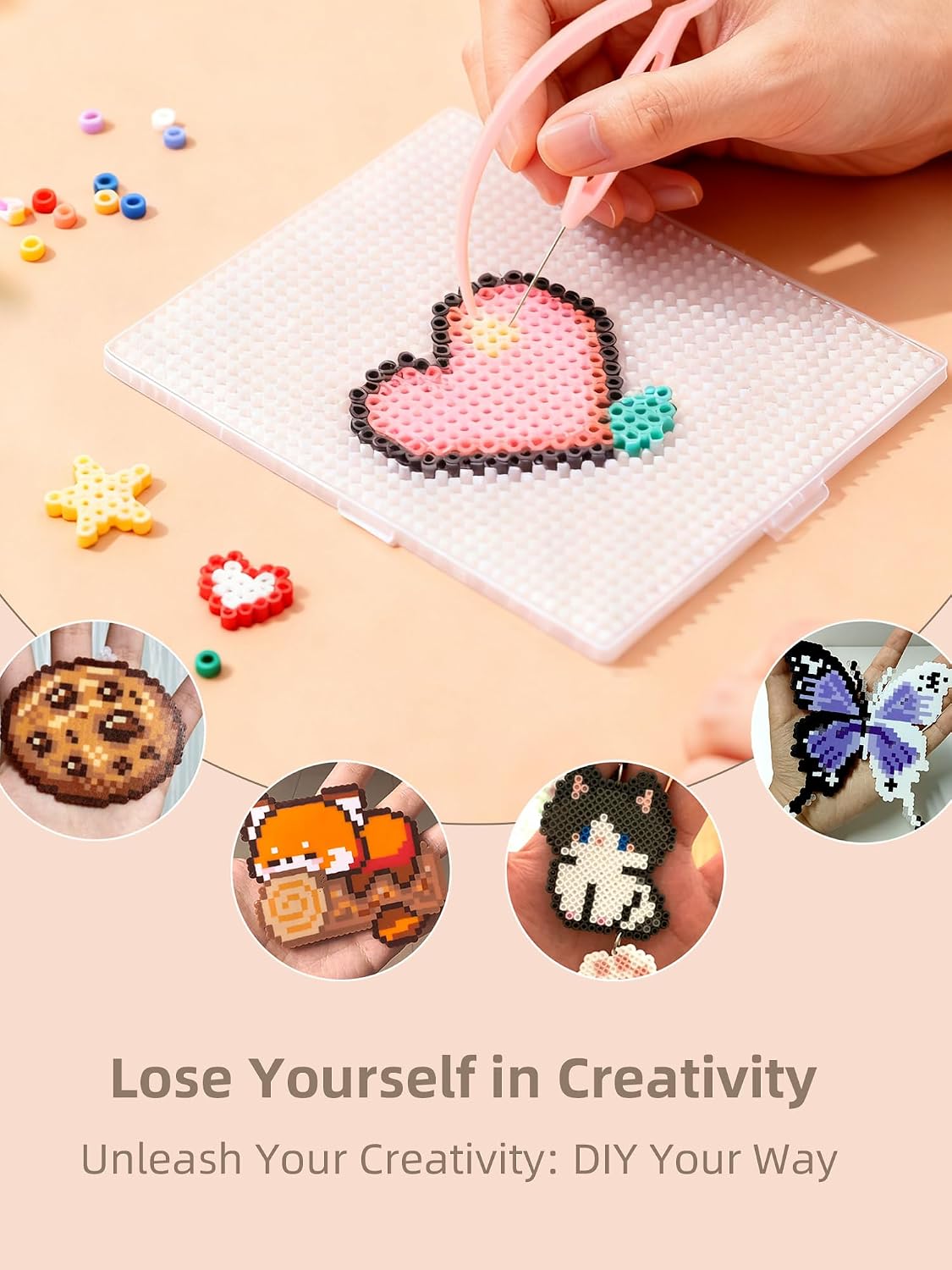 Fuse Beads Kit-Easy DIY-96 Col - Art Craft Kit review and price